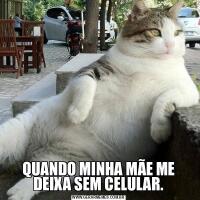 QUANDO MINHA MÃE ME DEIXA SEM CELULAR.
