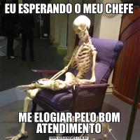 EU ESPERANDO O MEU CHEFEME ELOGIAR PELO BOM ATENDIMENTO