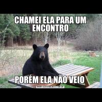 CHAMEI ELA PARA UM ENCONTROPORÉM ELA NÃO VEIO 