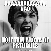 AAAAAAAAAAAAA NÃOHOJE TEM PROVA DE PRTUGUÊS