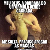 MEU DEUS, A BARRACA DO UFFORMULA VENDE CACHAÇA.ME SOLTA, PRECISO AFOGAR AS MÁGOAS 