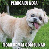 PERDOA EU NEGAFICAR DE MAL COM EU NAO 