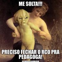 ME SOLTA!!!PRECISO FECHAR O RCO PRA PEDAGOGA!
