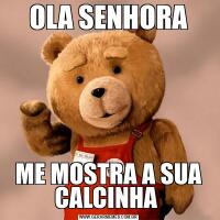 OLA SENHORAME MOSTRA A SUA CALCINHA 