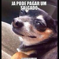 JA PODE PAGAR UM SALGADO