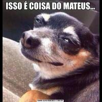 ISSO É COISA DO MATEUS…