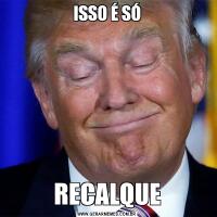 ISSO É SÓRECALQUE