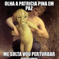 OLHA A PATRICIA PINA EM PAZME SOLTA VOU PERTURBAR