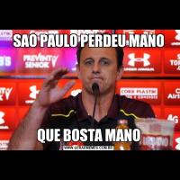 SAO PAULO PERDEU MANOQUE BOSTA MANO