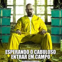ESPERANDO O CABULOSO ENTRAR EM CAMPO