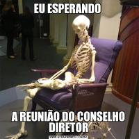 EU ESPERANDO A REUNIÃO DO CONSELHO DIRETOR