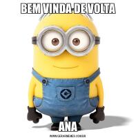 BEM VINDA DE VOLTAANA