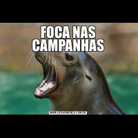 FOCA NAS CAMPANHAS