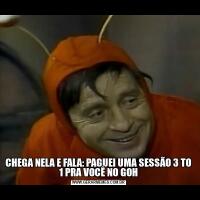CHEGA NELA E FALA: PAGUEI UMA SESSÃO 3 TO 1 PRA VOCÊ NO GOH