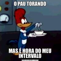 O PAU TORANDOMAS É HORA DO MEU INTERVALO