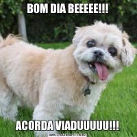 BOM DIA BEEEEE!!!ACORDA VIADUUUUU!!!