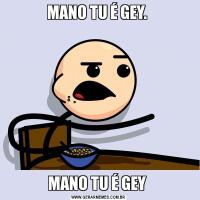 MANO TU É GEY. MANO TU É GEY 