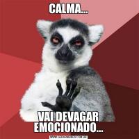 CALMA...VAI DEVAGAR EMOCIONADO...