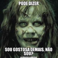 PODE DIZERSOU GOSTOSA DEMAIS, NÃO SOU?